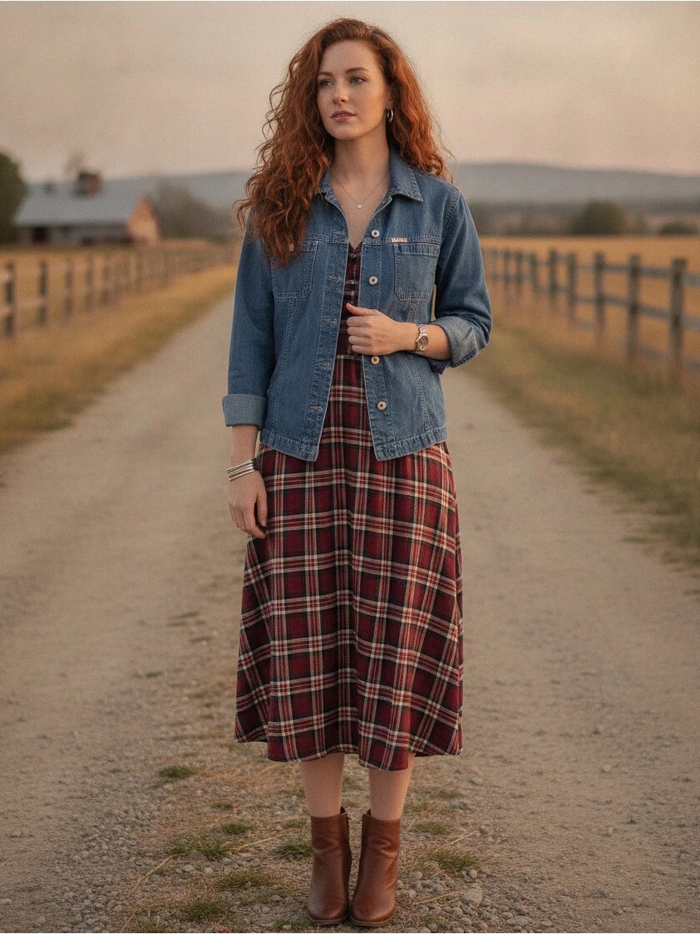 Vintage Bluenotes Button Down Jean Shirt Size XL